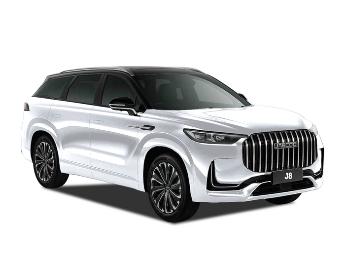 JAECOO J8 Белый с чёрной крышей